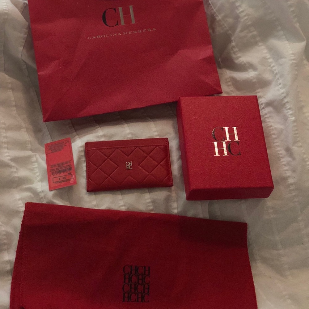 Carolina herrera card holder